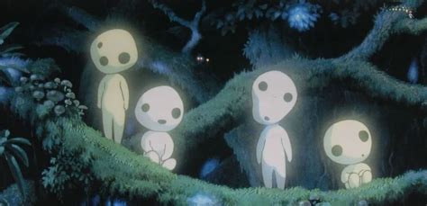 Kodama (the little white tree spirits; tree spirits | Tree spirit tattoo, Tree spirit princess ...