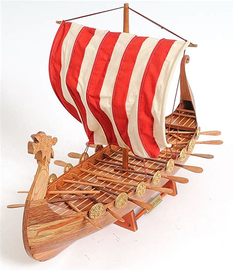 The Drakkar Or Viking Longships Were The Long Narrow And Very
