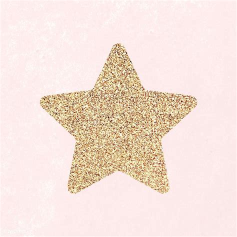 Glitter Star Sticker Illustration Free Image By Ningzk