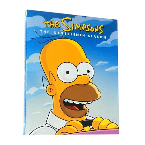 The Simpsons Nineteenth The 19th Season 4 Disc Dvd Box Set Dvdchimp