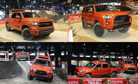 Toyota Shows Off New Trd Pro Line At Chicago Auto Show The 4runner