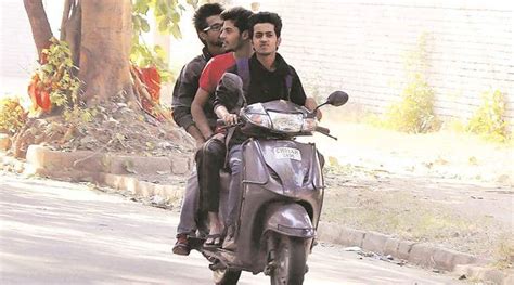 Chandigarh Riding Without Helmet Is Top Traffic Violation Second Year