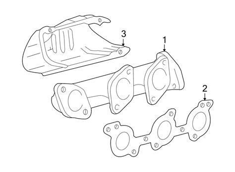 Toyota Tundra Exhaust Manifold Heat Shield - 1716862051 | Toyota, Fort