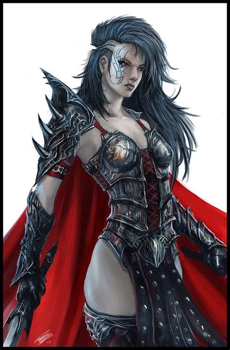 Black Athena Ii By Peter Ortiz On Deviantart Fantasy Female Warrior