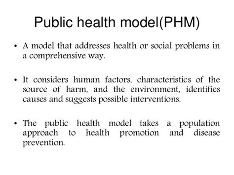 Public Health Model Aod