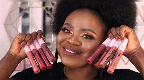 Nyx Lip Lingerie Xxl Matte Liquid Lipstick For Dark Skin Swatches Review Youtube