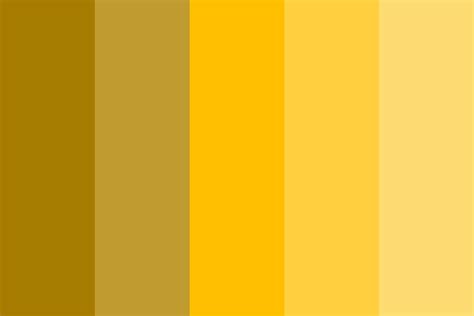 24k Gold Color Palette