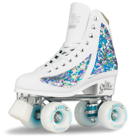 Crazy Skates Glitz Roller Skates Adjustable Or Fixed Sizes Glitter