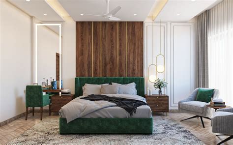 Classic Style Spacious Master Bedroom Design Livspace