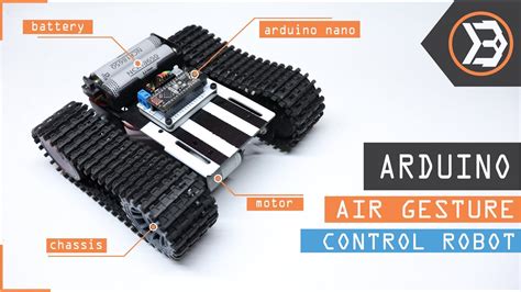 How To Make Diy Arduino Air Gesture Control Robot Youtube