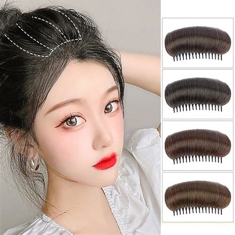 Wig Piece Female Head Fluffy Hair Root Simulation Pad Hair Comb Natural