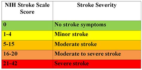Nih Stroke Scale And Nih Stroke Scale Score