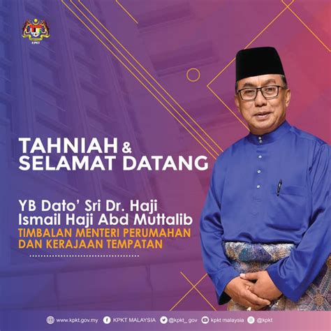 Kementerian perumahan & kerajaan tempatan. TAHNIAH & SELAMAT DATANG!!! Setinggi-tinggi tahniah kepada ...