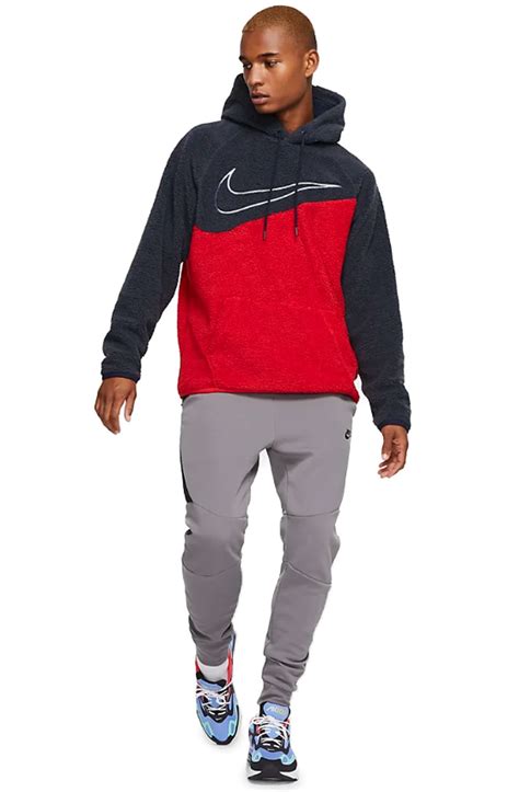 Nike Sportswear Swoosh Sherpa Pullover Hoodie Bv5314 451 Shiekh