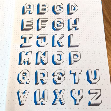 Another Block Letter Alphabet For This Weeks Lettering Showcase Been