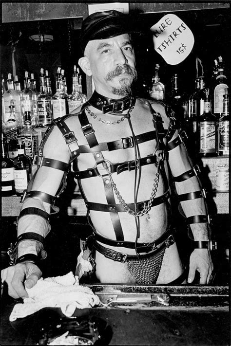 Bartender At The Mineshaft Nyc Bars Nyc Samurai Gear