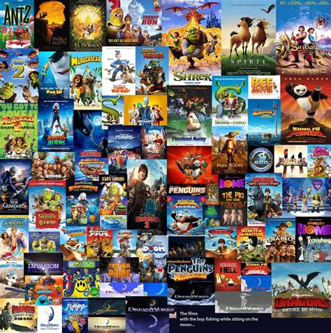 All Dreamworks Movies Pixar Animated Movies Dreamwork