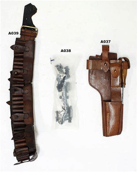 A37 Mauser C96 Broomhandle Pistol Leather Holster