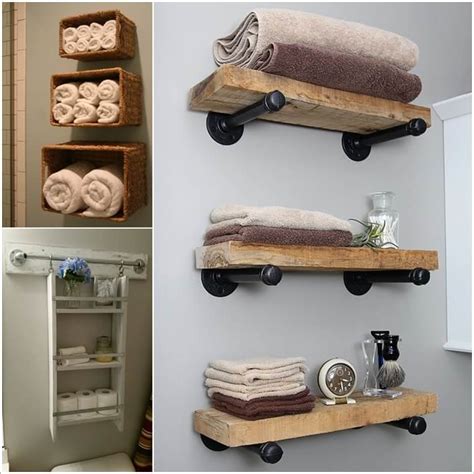 Is your bathroom designed in a more modern spirit? 15 DIY Bathroom Shelving Ideas That Can Boost Storage