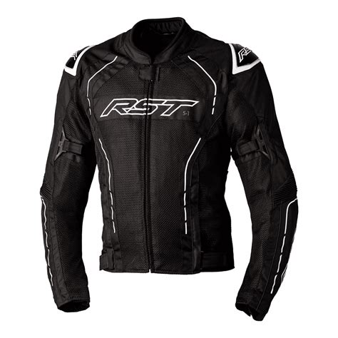 Rst S1 Ce Mesh Textile Jacket Black White Free Uk Delivery Two