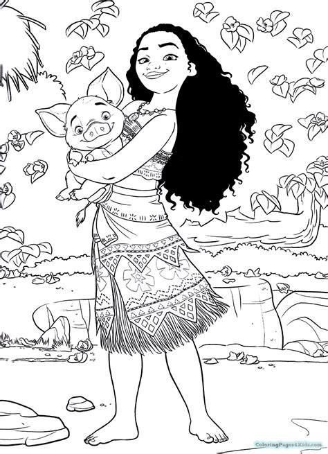 Have fun coloring and print moana designs. Coloring Pages Baby Moana Easy | Coloring Pages For Kids