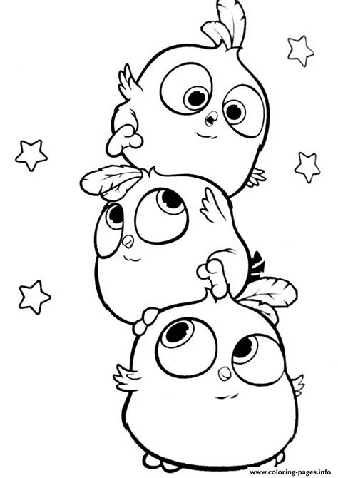Angry Birds Hatchlings Coloring Pages Coloring Pages