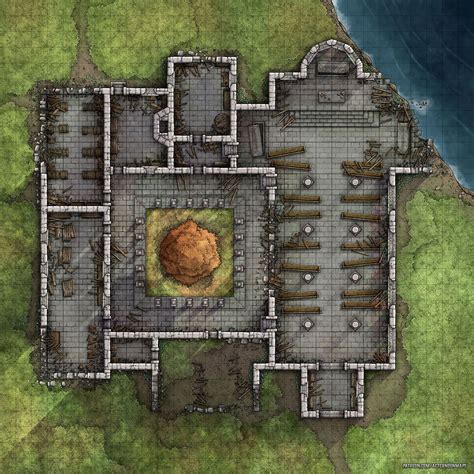 Pin by Biblioteca Élfica on RPG Maps Tabletop rpg maps Dungeon maps