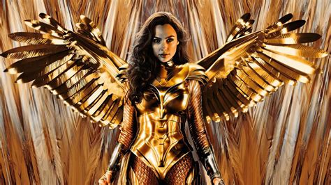 Wonder Woman 1984 Gal Gadot Gold Armor Wings 4k 71565 Wallpaper