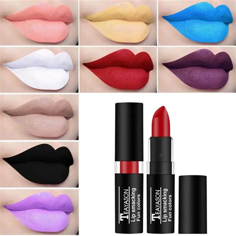 Teayason 12 Color Lipstick Make Up Waterproof Lasting Sexy Red Lipstick