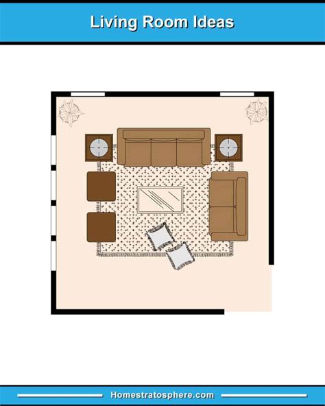 Living Room Floor Plan With Dimensions