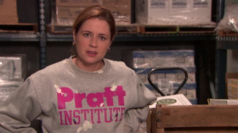 Pratt Institute Sweatshirt Worn By Jenna Fischer Pam Beesly In The Office Season 9 Episode