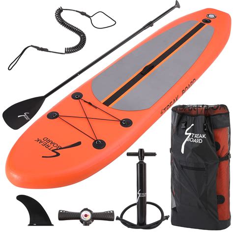 Streakboard 10ft Inflatable Stand Up Paddle Board Sup Non Slip Deck