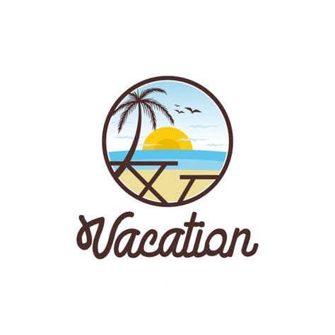 Vacation Logo Vector At Collection Of Vacation Logo
