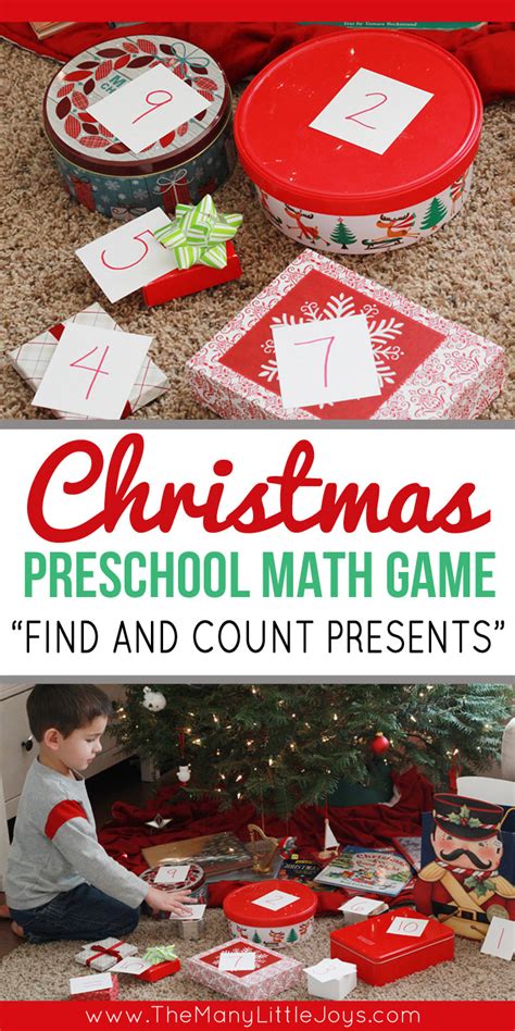 Quick And Easy Christmas Preschool Learning Game Find The Presents