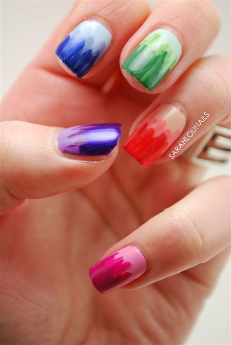 Sarah Lou Nails Dip Dyed Nails