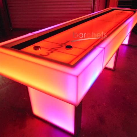 Light Up Led Shuffleboard Table 130