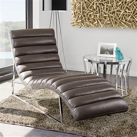 Put your feet up and chill for a little while. Diamond Sofa Bardot BARDOTCAEG Chaise Lounge with ...