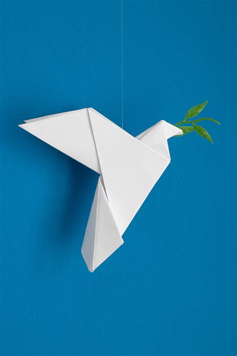 Origami Folding Instructions Origami Dove Holiday Origami Artofit