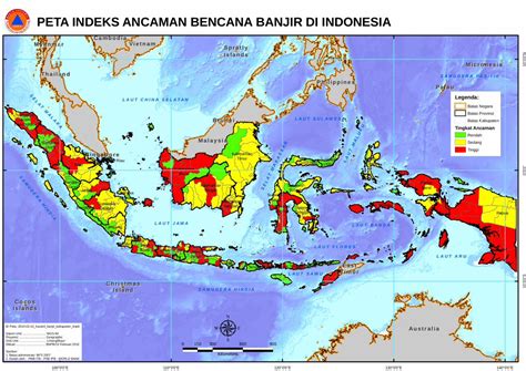 PDF PETA INDEKS ANCAMAN BENCANA BANJIR DI Geospasial Bnpb Go Id Wp