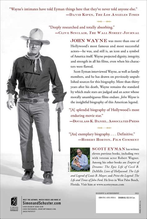 John Wayne The Life And Legend Book By Scott Eyman Official
