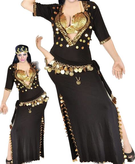 egyptian sexy belly dance costume saidi dress baladi galabeya جلابية رقص شرقى ebay