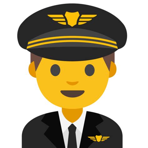 👨‍ ️ Man Pilot Emoji