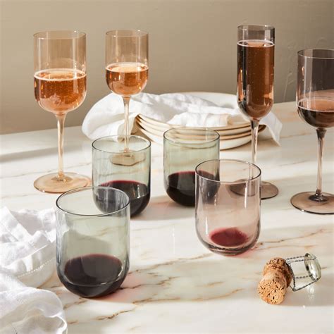 Tinted Modern Wine And Cocktail Coupe Glasses Set Of 4 Colored Wine Glasses Modern Wine