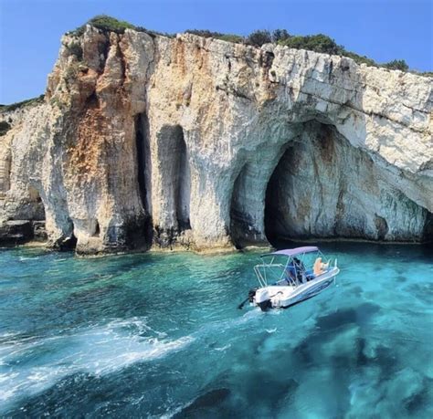 The Beautiful Blue Caves Of Zakynthos