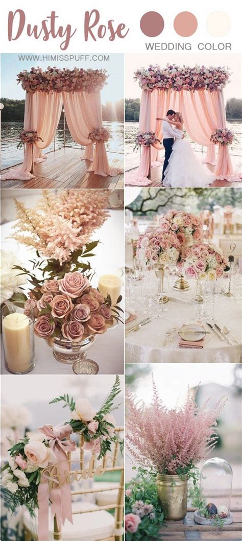 Dusty Rose Wedding Color Ideas Dusty Pink Wedding Ideas Dusty Rose