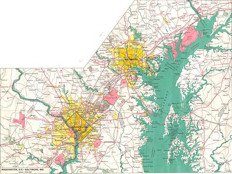 Washington Dc And Baltimore Md City Map Washington Dc Mappery