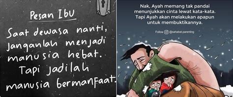 40 Katakata bijak orangtua untuk anak, terbaik dan menyentuh hat