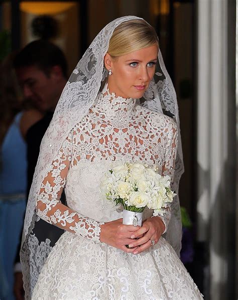 See Nicky Hiltons Stunning Valentino Wedding Dress Photos Nicky