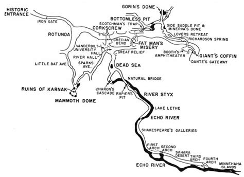 Kentucky Mammoth Cave Map