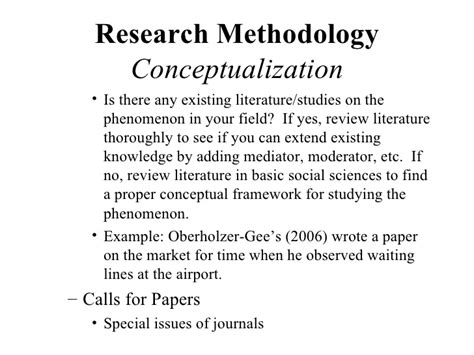 In other words, you should highlight how. Research methodology for behavioral research